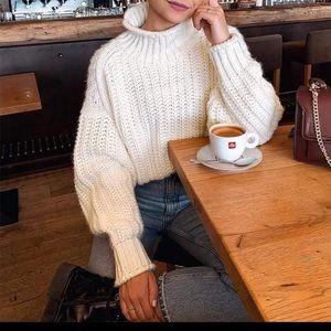 Knitted Turtleneck Sweater ✨